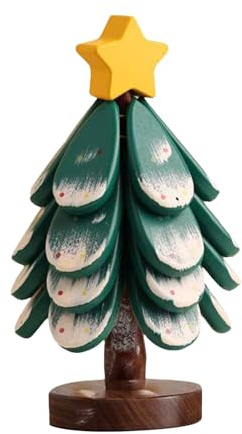 Set de Dessous de Verre Arbre en Bois Dessous de Plat Arbre de Noël en Bois