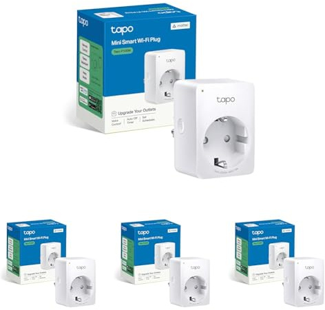 Tapo P100M Matter Steckdose, Smart Home WLAN Steckdose mit Stromzähler & Energieüberwachung, funktioniert mit Matter, Alexa & Google Home, App-Steuerung, Zeitplan, kein Hub notwendig, 10A/2300W