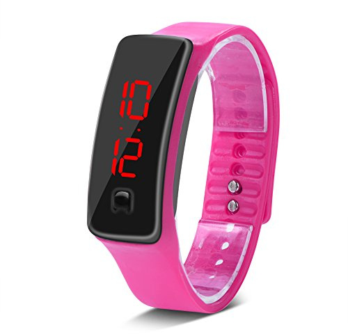 Sonew Sport Uhren LED Silikon Armbanduhr Zeit Kalender Digital Armband Armband für Frauen Männer Sweatproof Long Time Standby Lightweight