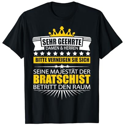 Herren Bratschist Geschenk Bratsche Spieler Lustiges Shirt