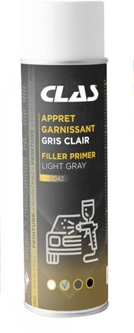 Apprêt garnissant gris clair 500ml spécial carrosserie - CO 1042 - CLAS Equipements