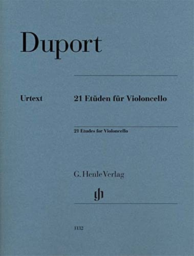 21 Etüden für Violoncello: Instrumentation: Violoncello solo (G. Henle Urtext-Ausgabe)