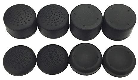8pcs Replacement Thumb Grips Caps Controller Silicone Analog Thumb Stick Grip Cap for PS5/PS4/PS3/PS2/Xbox 360/Xbox One Joystick Thumb Stick Cap Cover Game Accessories