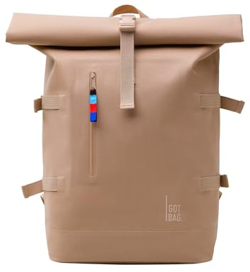 GOT BAG Rolltop Rucksack Wasserdicht - Laptop Rucksack 15,6 Zoll - Groß Reiserucksack 31l Füllvolumen