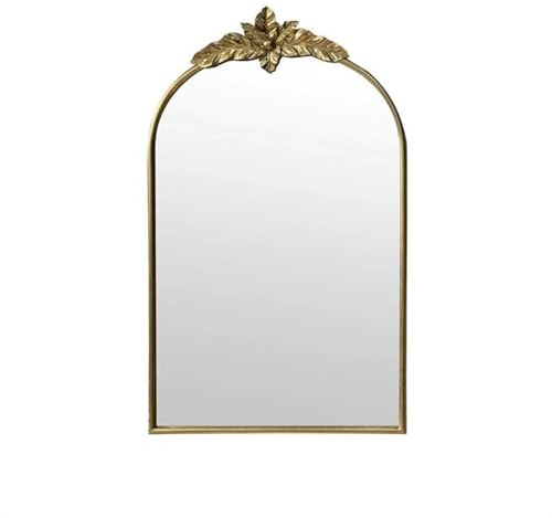 HHeaeR Cosmetic Mirror Europäischer Vintage-Gold-Dekorationsspiegel, Schminkspiegel, Desktop-Desktop-amerikanischer Wand-Büstenspiegel Kosmetik Spiegel