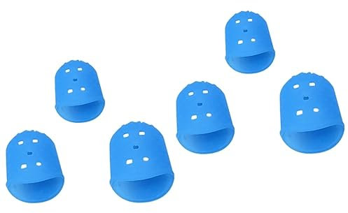 SEWACC 18 Stk Gitarren-Fingerspitzenschutz bastelbedarf fingerhandschuhe Die Fingerhülse gleitschutz Fingerkuppen Fingerschutz Fingerabdeckungen Fingerärmel Fingerspitzengriffe