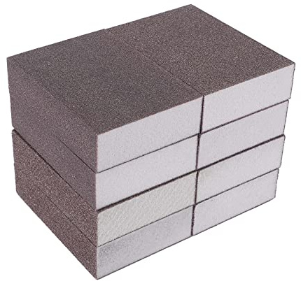 Quystetes Paquete de 8 Esponjas de Lijado Bloques de Lijado Fino Grueso en Papel de Lija de Espuma de de Grano 60-220 para Pulido de Madera de Metal