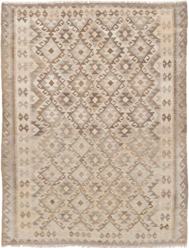 Nain Trading Kelim Afghan Heritage 161x205 Handgewebt Modern Orientteppich Designteppich Teppich Wolle