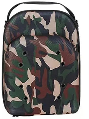 SIIENNA Hutschachtel Baseball Hut Reisetasche Schützende Tragbare Fall Outdoor Organizer Sport Kappe Lagerung Träger Box Träger Rucksäcke FüR HüTe(Green)