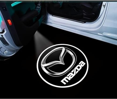 Car Door Light Logo Projector Welcome Lights for Mazda MX-5 Mk1 Mk2 Mk3, Personalized LOGO Car Door Light, Led Car Door Logo Lights, LED Puddle Lights