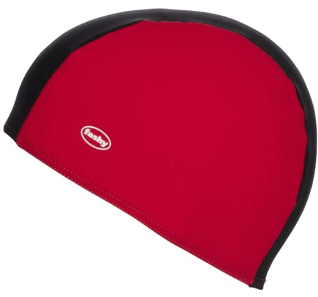 Fashy Sport-Badehaube, rot/schwarz