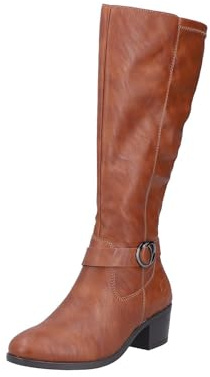 Rieker Bottes hautes pour femme 73990, Marron 22., 39 EU