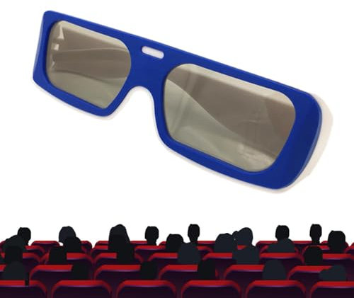 3D -Brille für Filme zu Hause, 3D -Betrachtungsbrille - Passive polarisierte Betrachtungsbrille | Komfortable Theaterzubehör Ultra-leichte Video Display Eyewear für Zuhause und Spiele