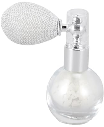 minkissy Loses Puder Sprühgerät Glitzerspray Perlweiß Hochglanz Pudersprüher Für Gesicht Körper Haar Parfümflasche Ölfreie Mineralformel Leichte Einhandbedienung