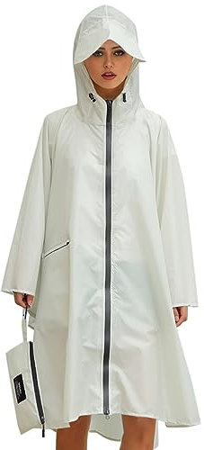 Generisch Regenponcho Für Fahrrad, Regenponcho Herren Wiederverwendbar Regen Regencape Wandern Regenponchos Outdoor Fahrrad Poncho Ultraleicht Regenrock Wasserdicht Regenmantel Raincoat