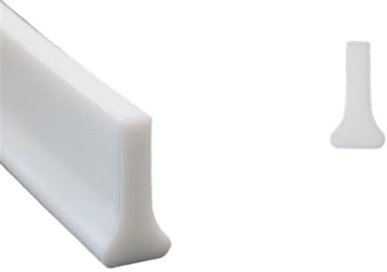 Barrera de agua flexible antideslizante para ducha de 50 a 300 cm, divisor de suelo flexible para separación húmeda/seca, umbral de ducha impermeable para seguridad en el baño (2,5 m)