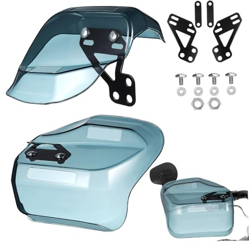 Motorrad Handschutz Austausch 1 Paar aus PC Resin Windschutz | Motorrad Handschützer, Windschutz Handschützer, Blocks Cold Air