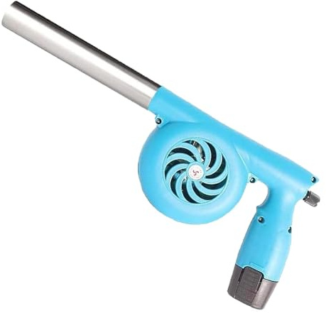 JOUFNING Soufflet De Cheminée Électrique, Ventilateur De Cuisson D'extérieur Portatif, Ventilateur De Démarrage Au Charbon De Bois, Souffleur d'air sans Fil pour Barbecue