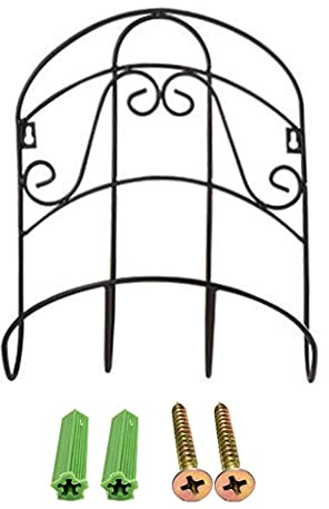 For Creative Gartenschlauch Metallhalter Dekorative Gusseisen Antik Wandhalterung Halterung Rohr Hängende Aufhänger Lagerregal Multifunktionsregal Gartenschlauch Metallhalter