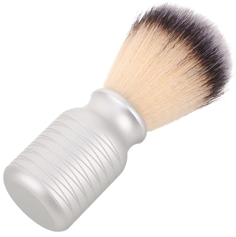 CLISPEED Pennello per Schiuma da Barba da Uomo Sintetico Morbido Pennello da Viaggio per Crema e Sapone da Barba Manico Ergonomico Accessorio per Rasatura Pelli Sensibili e Uso