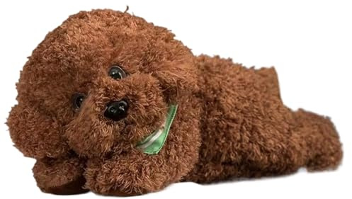 Giocattolo di peluche per cani, animale morbido realistico e, comodo da coccolare, materiale morbido, unità giocattolo, per ragazze, uomini e donne, accessorio regalo, regalo