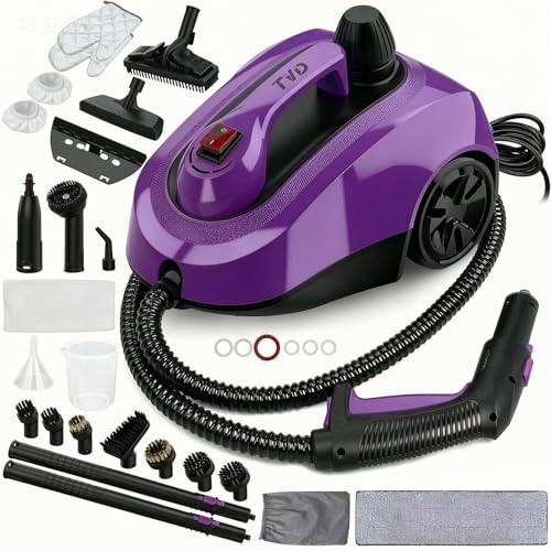 TVD Dampfreiniger, Polstermöbelreiniger, Dampfreiniger mit 5 m extra langem Netzkabel für Bodendampfer, Ofen, Teppich, Sofa, Polster, Bettwanzen