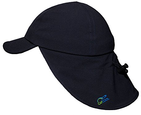 CAPCOOL Sport- u. Freizeit-Kappe/Cap mit Nackenschutz: WELTNEUHEIT (100% UV-Schutz!), höchster Lichtschutzfaktor weltweit!, angenehm kühl beim Tragen, kein Sonnenbrand (Hautkrebs-Risiko!)