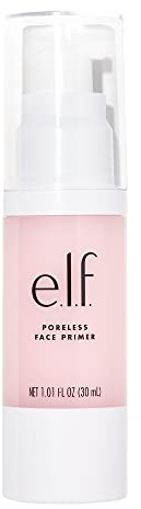 e.l.f. Poreless Face Primer, Skin-Perfecting, Lightweight & Long Lasting, Smooths & Preps to Create A Flawless Base, Infused with Tea Tree, 1 Oz