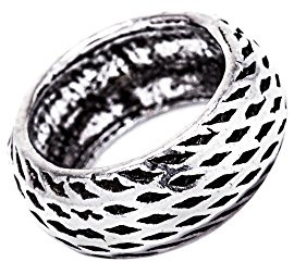 NKlaus Kleine Haar Bartperle KALUR Antik Style 925er Sterlingsilber Silber 7677