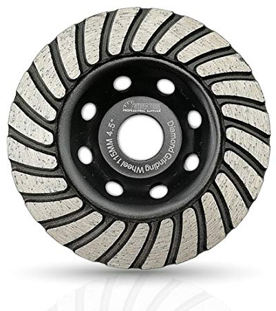 SHDIATOOL Diamant Schleiftopf 115mm Turbo Diamanttopfschleifer Schleifscheibe für Beton Mauerwerk Granit Marmor Naturstein