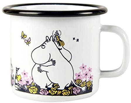 Moomin Muurla - Henkelbecher, Becher, Emaillebecher - Mumins - Umarmumg - 250 ml