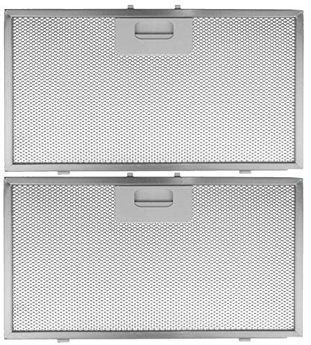 SPARES2GO Grease Filter compatible with Elica Elibloc New Genius Cooker Hood (329mm x 177mm, Pack of 2)