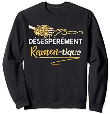 Kawaii Bol De Ramen Cuisine Asiatique Japon Nouilles Ramen Sweatshirt