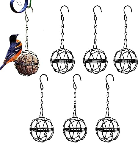 Meisenknödel-Futterspender Vogelfutterspender Metall Futterspender Outdoor Pet Feeder Futterball Fettfutterspender Vogel Mehrere Automatische Haustier