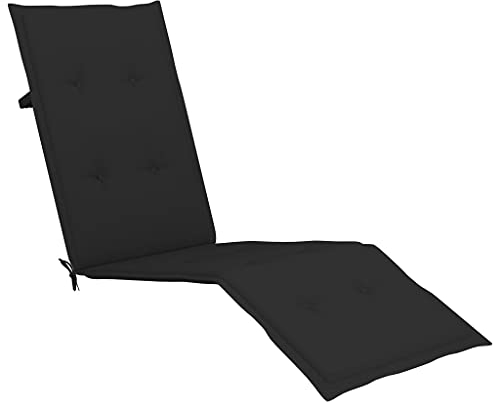 Tidyard Liegestuhl Auflage,Polster Auflage Stuhlauflage Stuhlkissen Sonnenliege Liege Kissen Polster Liegenauflage Polsterauflage für Gartenliege,(75+105) x 50 x 3 cm (L x B x T) Oxford-Gewebe