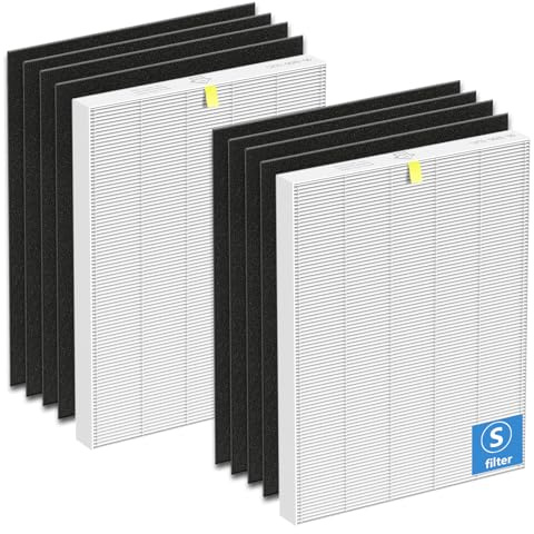 ZYZCBXZC C545 Replacement Filter Compatible with Winix C545, Filter S Only, Replaces Parts 1712-0096-00 and 2522-0058-00
