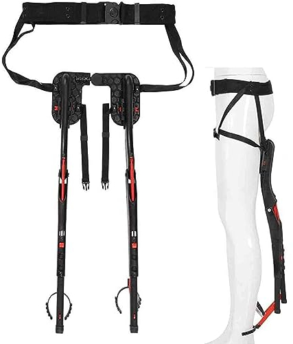 Miuxe Tragbarer Faltbarer Hocker Chairless Chair, Wearable Leg Ergonomics Lightweight Seat, 3 Gear Adjustable Heights, Camping Anywhere Exoskeleton Levitation Seat