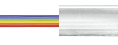 Knorr prandell 218306065 Wachsstreifen Sortiment 200 mm Ø 2 m, regenbogen & 218306871 Wachsstreifen 200 mm durchmesser 1 mm, silber glänzend