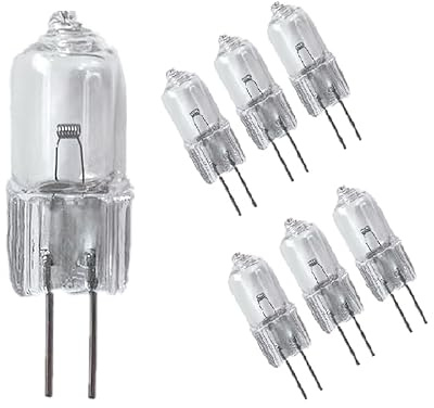 WYLIELAMSH Halogenlampe 10 Stück G4 6V Warmweiß, Klare Halogen-Halogenlampen Für Den Innenbereich G4 6V,10W