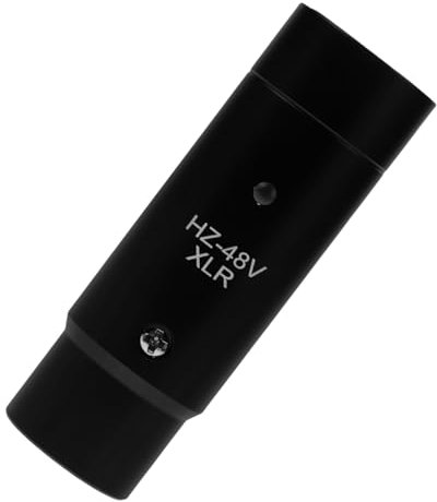 FUNOMOCYA XLR Mikrofonadapter Kondensatormikrofon Adapter Für Stabile Audioübertragung Tragbar Und Langlebig Für Heimstudio Podcasting Und Livestreaming