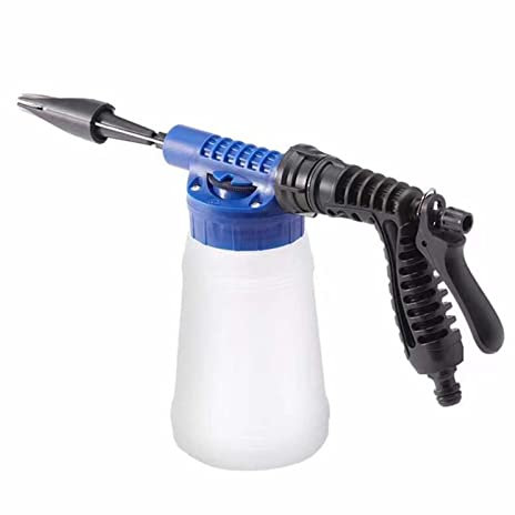 Spray Gun, 1L Adjustable Car Washer Foam Nozzle Car Washing Foam Gun Cleaning Foamer Pot Lance Water Soap Shampoo Sprayer Spray Foam Gun
