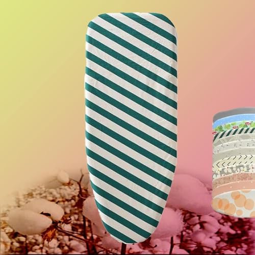 dvkGKLVq Copriasse da Stiro, Copriasse da Stiro, Copriasse e copriasse in Cotone, Copriasse da Stiro termoriflettente 13x36 Pollici, Copriasse di Ricambio for ASSE da Stiro,(Blue Stripes)
