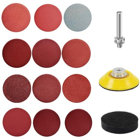2 Inch Sand Discs Grinding Kit 120pcs, Sanding Pads 60-3000 Grit | for Drill Bit Grinding Machine Rotating Tool Mold Grinding Machine Home Decoration