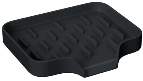Jabonera Bandeja Jabonera Silicona Flexible Y Antideslizante Ahorra Espacio