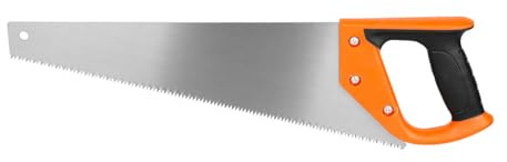 TILL. – Scie égoïne 400 mm | Manche bi-matière confort | Denture universelle 7 dents/pouce | Double affûtage | Bois, plâtre, panneaux agglomérés