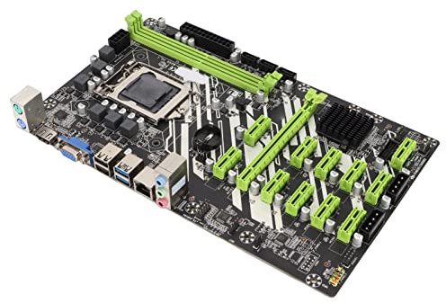 Denash Carte Mère D'Ordinateur, Mémoire DDR4 Double Canal Interface LAN Gigabit Ordinateur de Bureau Carte Mère Graphique Indépendante D'extension PCIE16X
