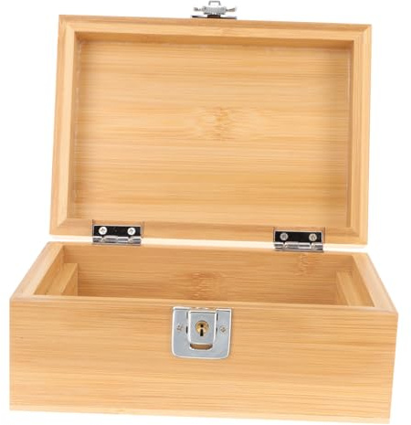 DEARMAMY Custodia Freschi i Resistente Viaggio per Legno in Sigari Design Moderno, Umidificatore Portatile Mantenere Scatola Compatta per Uso Professionale