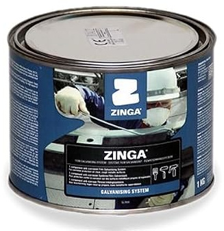 Cold Galvanising Zinc Coating, 96% Pure Zinc, Industrial-Grade Metal Protection, Anti-Rust Corrosion Defense, 1 kg