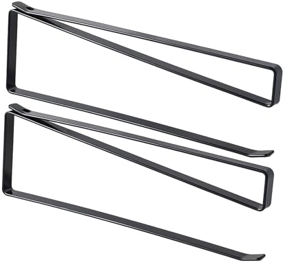 2 Stück Küchenrollenhalter Ohne Bohren Papier Handtuch Rollenhalter Unterschrank Papierrollenhalter Küchenpapierhalter Kein Kleben für Küche,Badezimmer und Schrank,Vertikal Oder Horizontal(Schwarz)