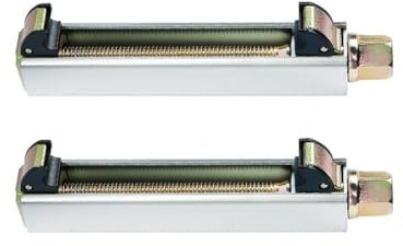 Motorrad Stoßdämpfer Federspanner Werkzeug - 105mm Max Klemmung, 17mm Sechskantmutter Antrieb, 45# Stahl mit Gummimanschette, 3/8 Zoll Vierkantantrieb, für manuelle Federinstallation & Demontage (2